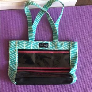 Aqua and Pink Luci Bag